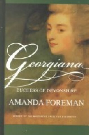 Cover of Georgiana Duchess of Devonshir