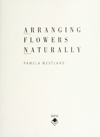 Book cover for Arranging Flowers Naturally