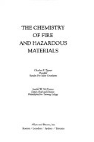 Cover of Chemistry of Fire and Hazardous Materials