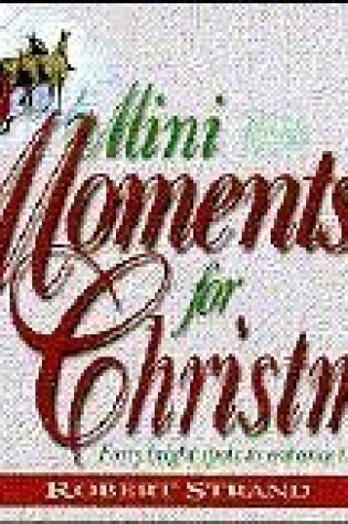 Cover of Mini Moments for Christmas