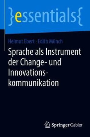 Cover of Sprache als Instrument der Change- und Innovationskommunikation