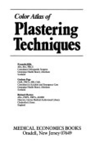 Cover of Colour Atlas of Plastering Techniques