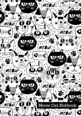 Book cover for Meow Cat Notebook