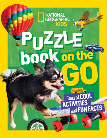 Book cover for National Geographic Kids Puzzle Book: On the Go