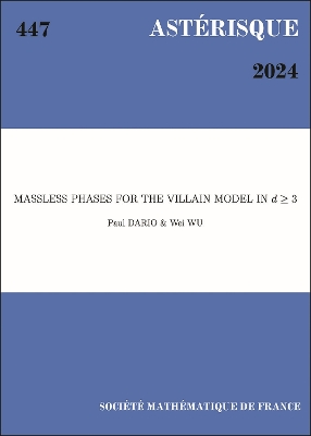 Book cover for Massless Phases for the Villain Model in $d \geq 3$