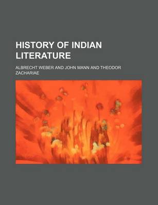 Book cover for History of Indian Literature