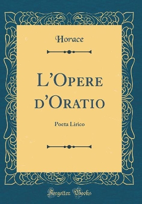 Book cover for L'Opere d'Oratio