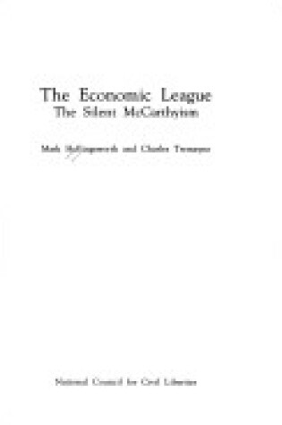 Cover of The Economic League