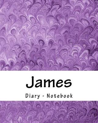 Book cover for James - Diary - Notebook