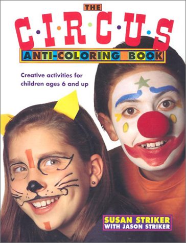 Book cover for The Circus Anti-coloring Book