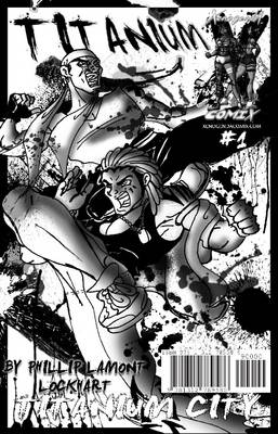 Book cover for Titanium Issue # 1 Titanium City (Black and White)