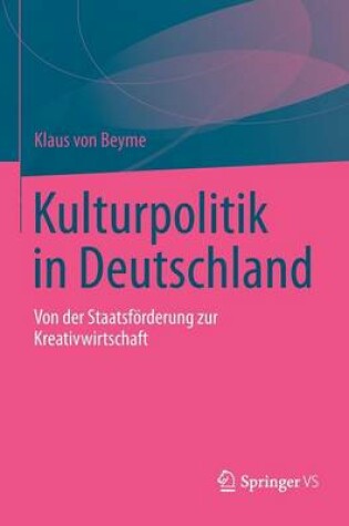 Cover of Kulturpolitik in Deutschland