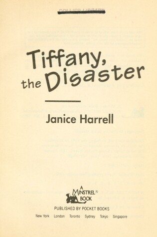 Cover of Tiffany, the Disaster