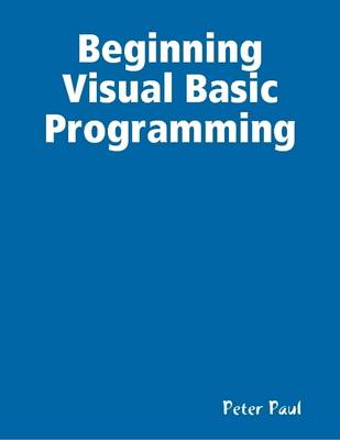 Book cover for Beginning Visual Basic Programming