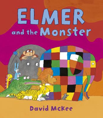 Book cover for Elmer and the Monster