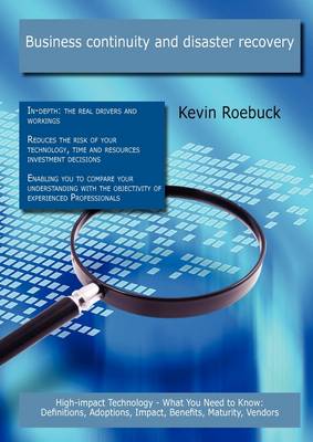 Book cover for Business Continuity and Disaster Recovery