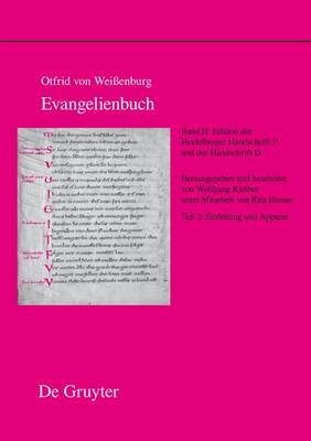 Cover of Edition Der Heidelberger Handschrift P (Codex Pal. Lat. 52) Und Der Handschrift D (Codex Discissus: Bonn, Berlin/Krakau, Wolfenbuttel)