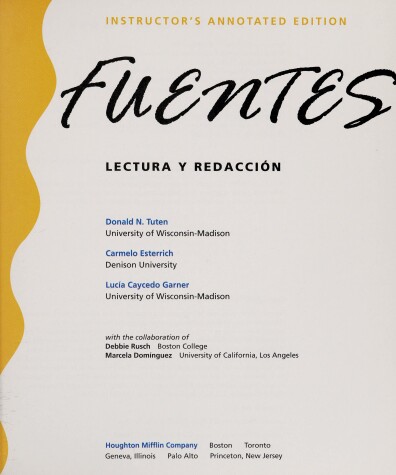 Book cover for Fuentes