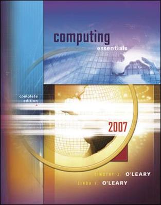 Book cover for Computing Essentials 2007, Complete Edition