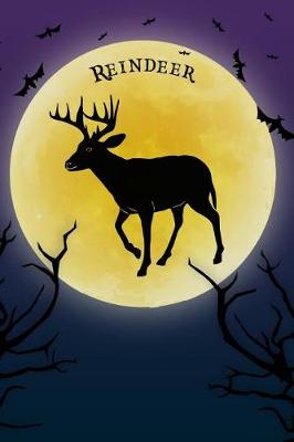 Book cover for Reindeer Notebook Halloween Journal