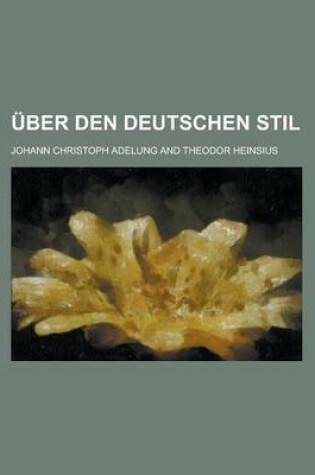 Cover of Uber Den Deutschen Stil