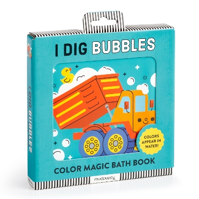 Book cover for I Dig Bubbles! Color Magic Bath Book