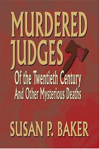 Cover of Murdered Judges