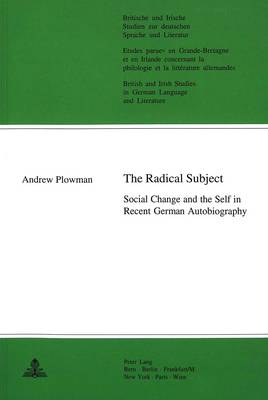 Cover of The Radical Subject