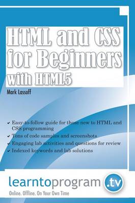 Book cover for HTML and CSS for Beginners with Html5