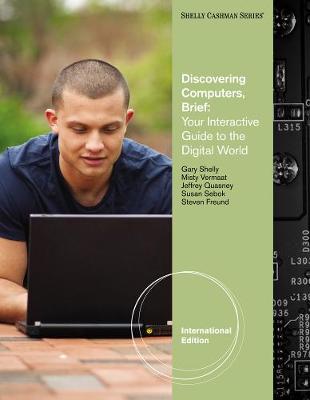 Book cover for Discovering Computers, Brief