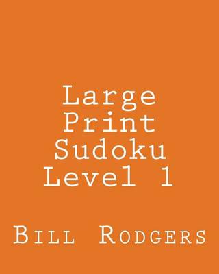 Book cover for Large Print Sudoku Level 1