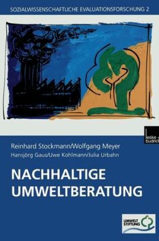 Cover of Nachhaltige Umweltberatung