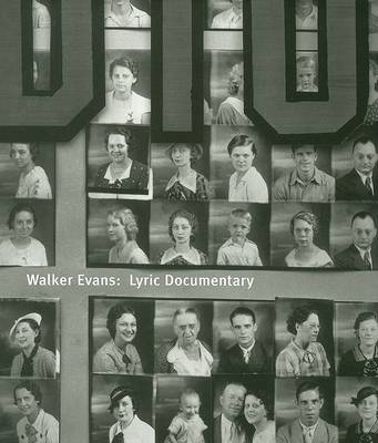 Book cover for Walker Evans:Lyric Documentary