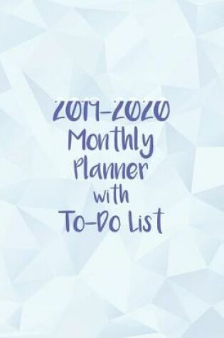 Cover of Monthly Planner with To-Do List 2019-2020