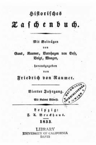 Cover of Historisches taschenbuch