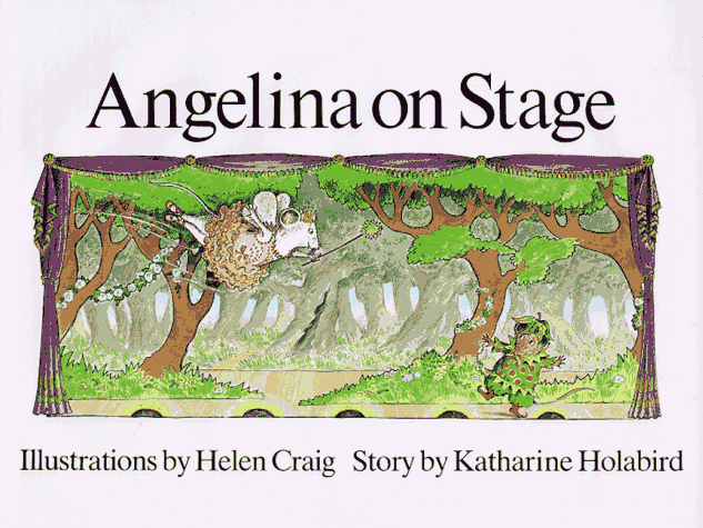 Book cover for Angelina on Stage