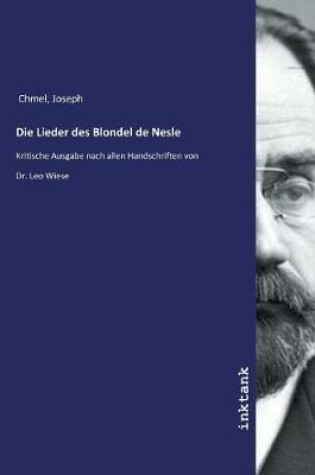 Cover of Die Lieder des Blondel de Nesle