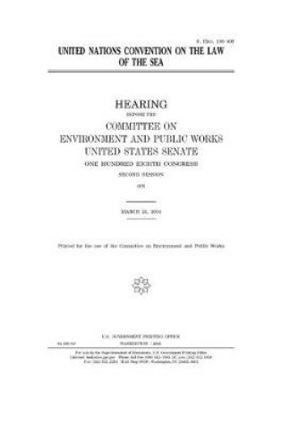 Cover of United Nations Convention on the Law of the Sea