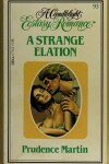 Book cover for A Strange Elation