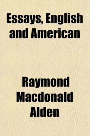 Cover of Essays, English and American