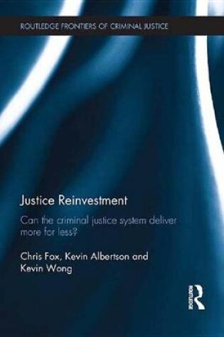 Cover of Justice Reinvestment