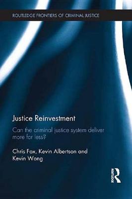 Book cover for Justice Reinvestment