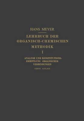 Book cover for Lehrbuch der Organisch-Chemischen Methodik