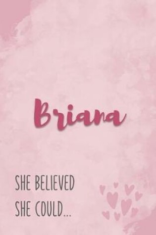Cover of Briana She Believe She Could