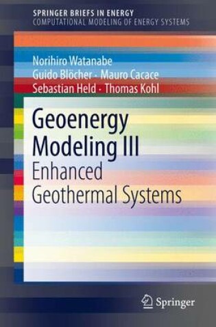 Cover of Geoenergy Modeling III