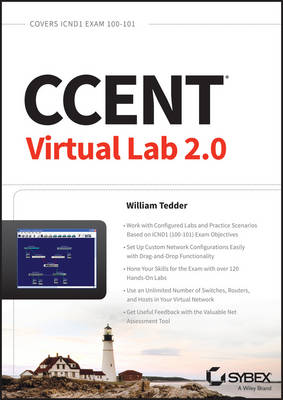 Book cover for Ccent Virtual Lab 2.0: Exam 100-101 (Icnd1), Downloadable Edition