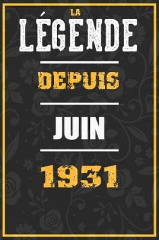 Cover of La Legende Depuis JUIN 1931