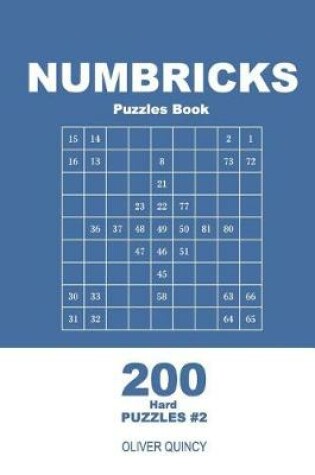 Cover of Numbricks Puzzles Book - 200 Hard Puzzles 9x9 (Volume 2)