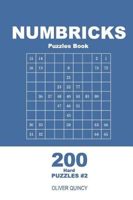 Book cover for Numbricks Puzzles Book - 200 Hard Puzzles 9x9 (Volume 2)