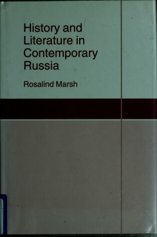 Cover of Russia, 1985-1994:Literature, CB